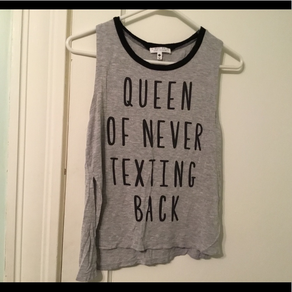 Grey tank top